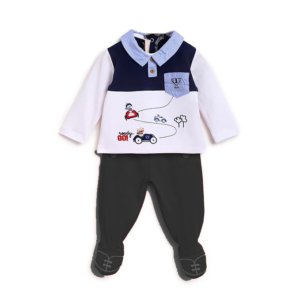 Chicco Baby Boys Clothing Set - Black, 0-3M