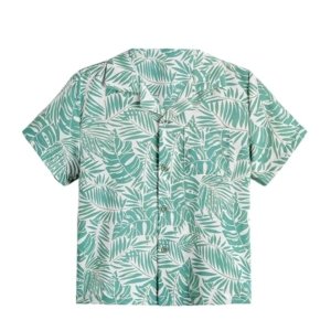 TAGAS Boy's Printed Regular Fit Shirt - Green, 3-4Y